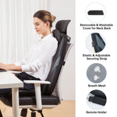 Heated Deep Kneading Back Massager Cushion