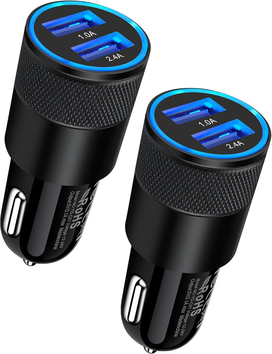 Dual Port USB Car Charger 3.4A