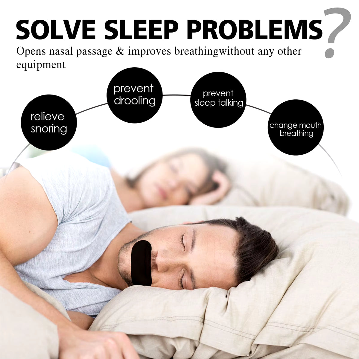 Mouth Tape Sleep Strips Snores