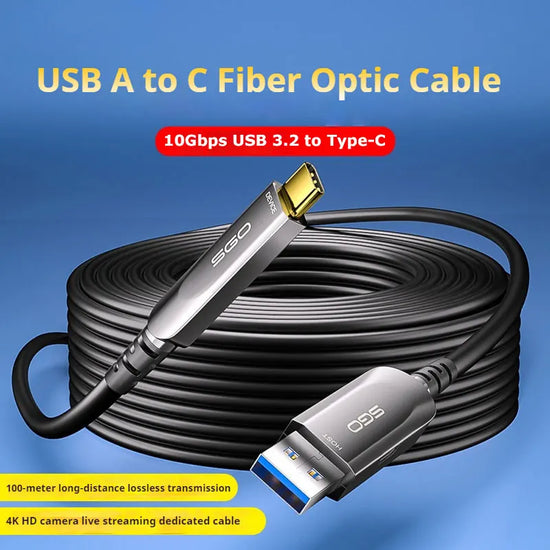 10Gbps USB 3.2 Gen2 Fiber Cable