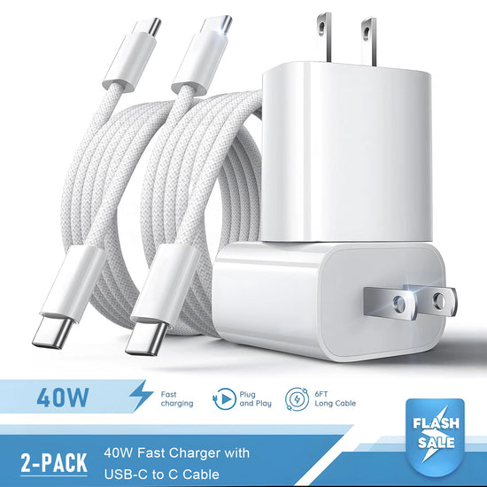 40W USB C Fast Charger Adapter