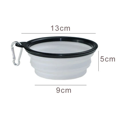 350ml Collapsible Silicone Dog Bowl
