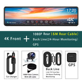 4K GPS WiFi Dual Lens Dash Cam