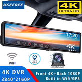 4K GPS WiFi Dual Lens Dash Cam