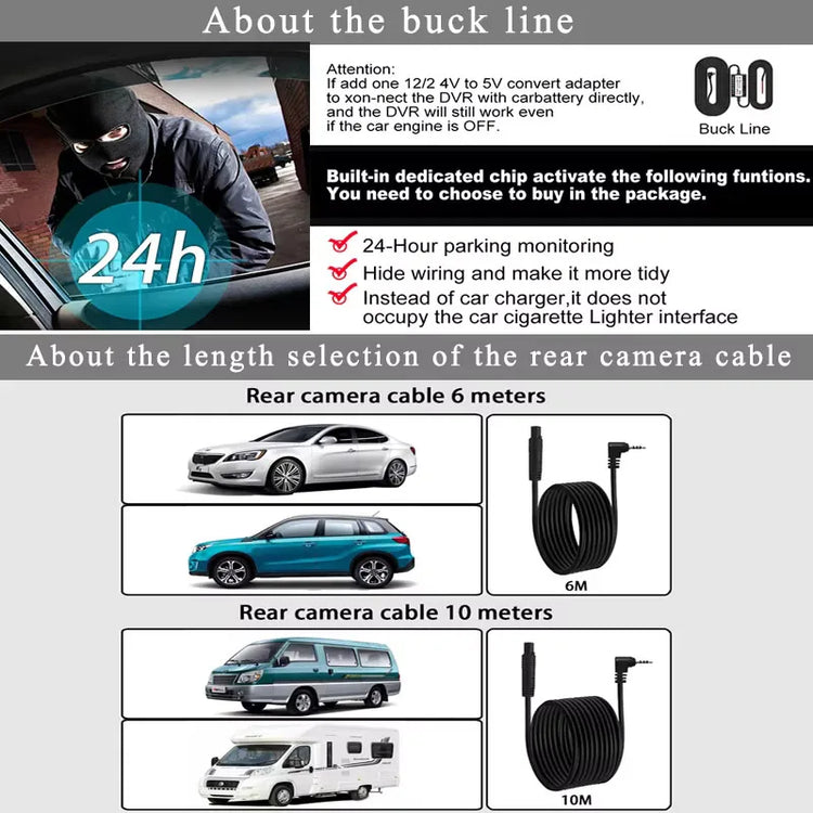 4K GPS WiFi Dual Lens Dash Cam