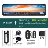 4K GPS WiFi Dual Lens Dash Cam