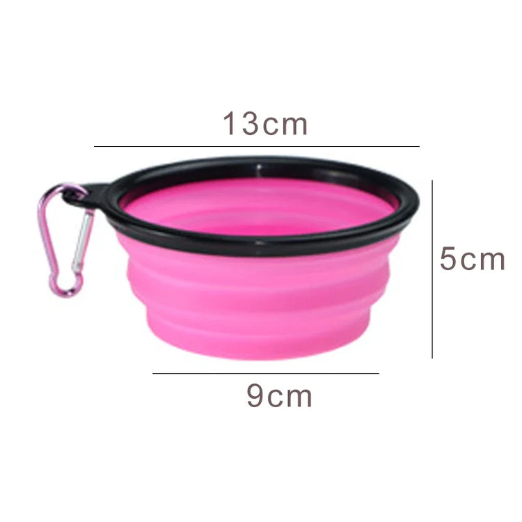 350ml Collapsible Silicone Dog Bowl
