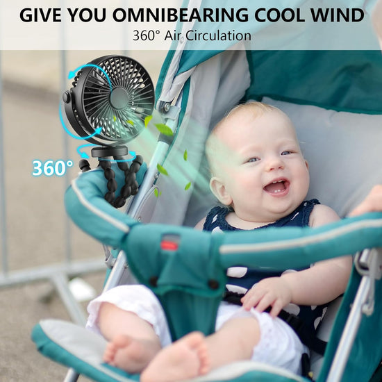 Mini Portable Tripod Clip Fans